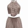 Conjunto Bora Taupe Grisáceo