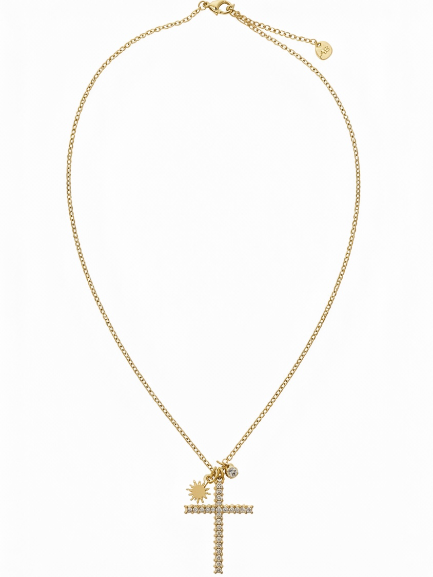 Collar Cruz Brillante