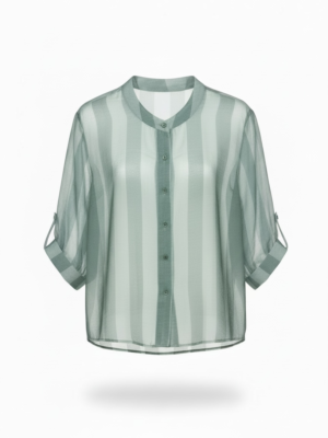 Camisa Rayas Verdes