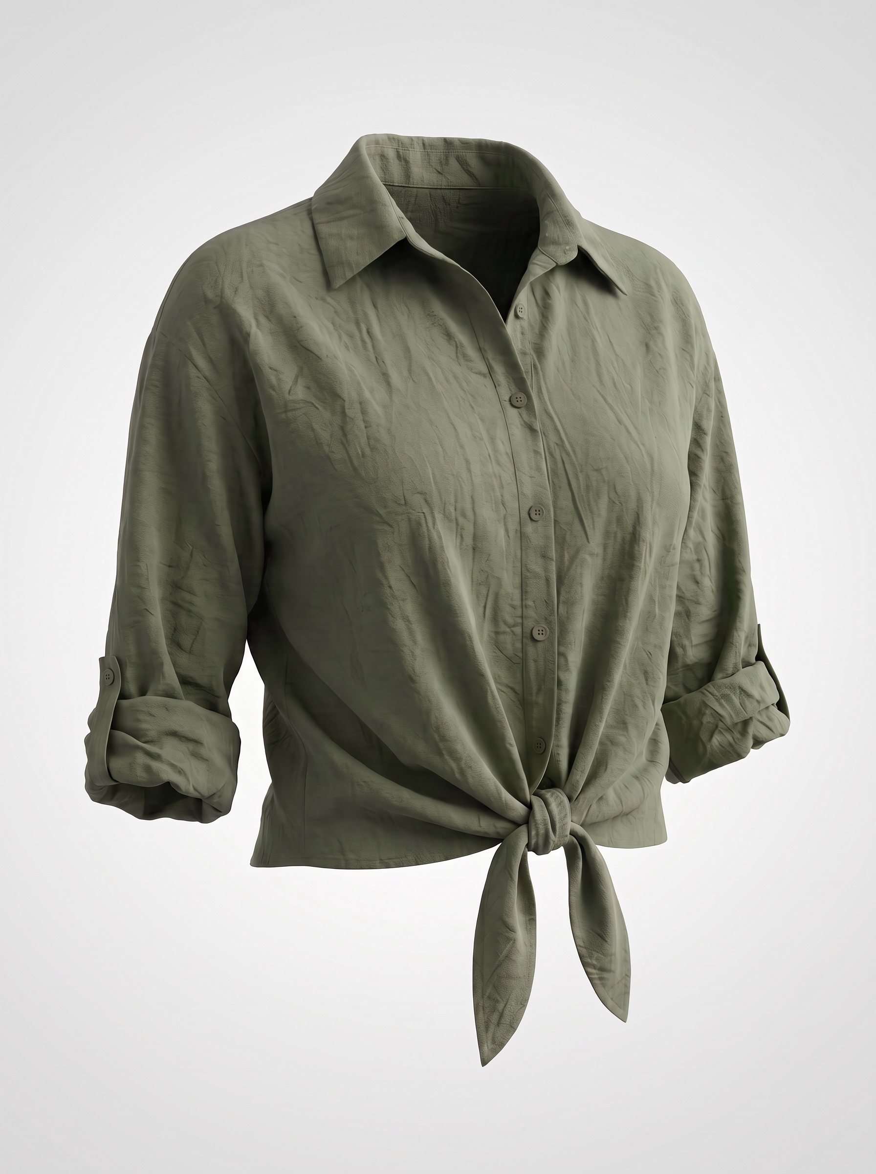 Camisa Nudo Verde Militar