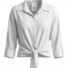 Camisa Nudo Blanca