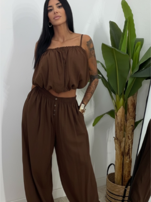 Conjunto Nácar Chocolate