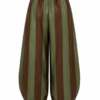 Pantalón Ballons Rayas Anchas Verde y Chocolate - Imagen 3