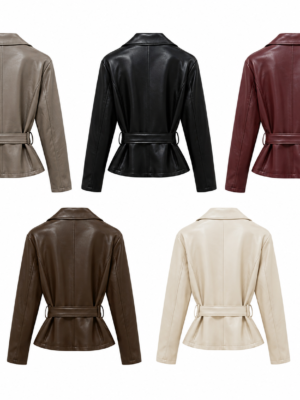 Alternative view of Chaqueta Polipiel Amarre