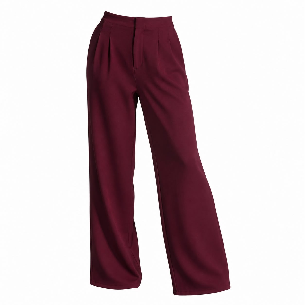 PREVENTA Pantalón Chándal Pliegues Burdeos - Imagen 2