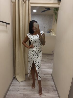Vestido Licra Detall Lunares