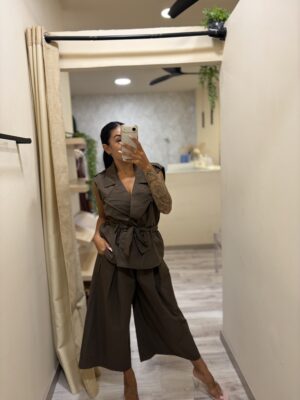 Chaleco Trench Chocolate