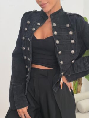 Chaqueta Demin Negra Imperial
