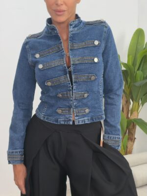 Chaqueta Demin Military