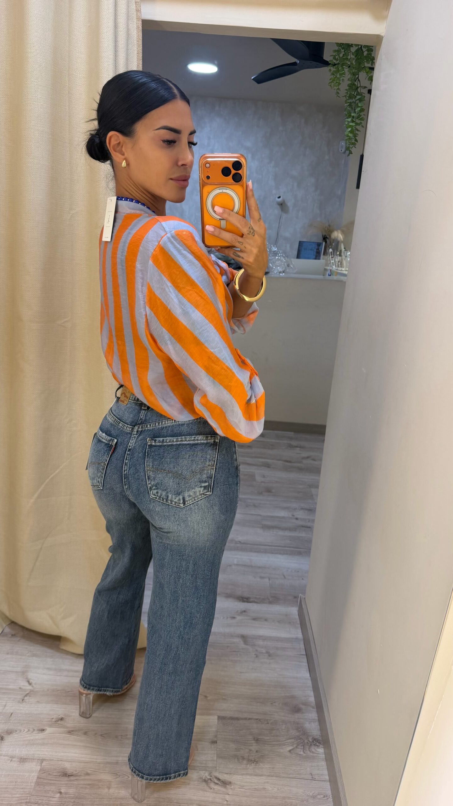 Jeans Straight Leg Demin Medio - Imagen 2