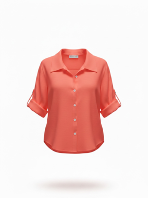 Camisa Algodón Coral