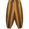 Pantalón Ballons Raya Ancha Marrón y Mostaza