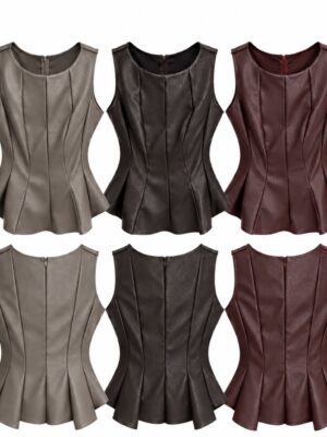 Top Pleplum Efecto Piel