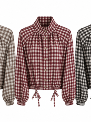 Chaqueta Vichy Buttons