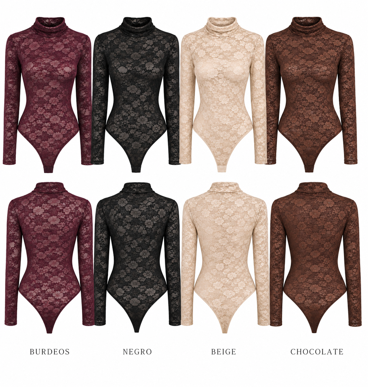 Body Encaje High Neck