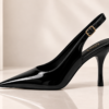 Tacón stiletto inspiración Negro - Imagen 2