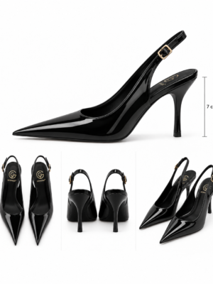 Tacón stiletto inspiración Negro