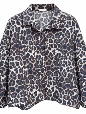 Camisa Oversize Animal Print