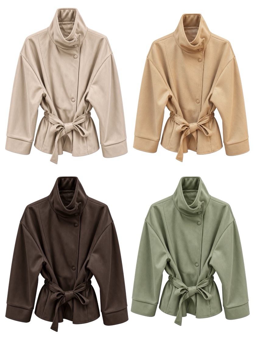 Chaqueta Suede Belt