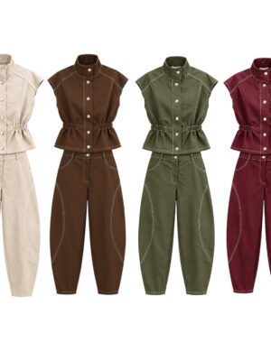 Conjunto Contrast Stitch