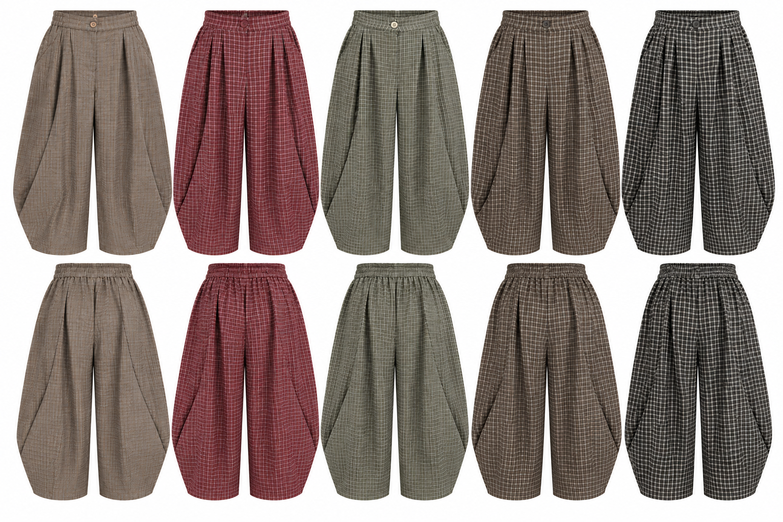 Pantalón Balloons Vichy