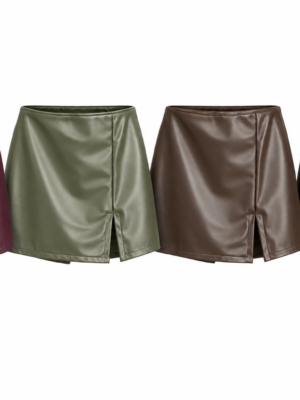 Short Falda Polipiel Aveline