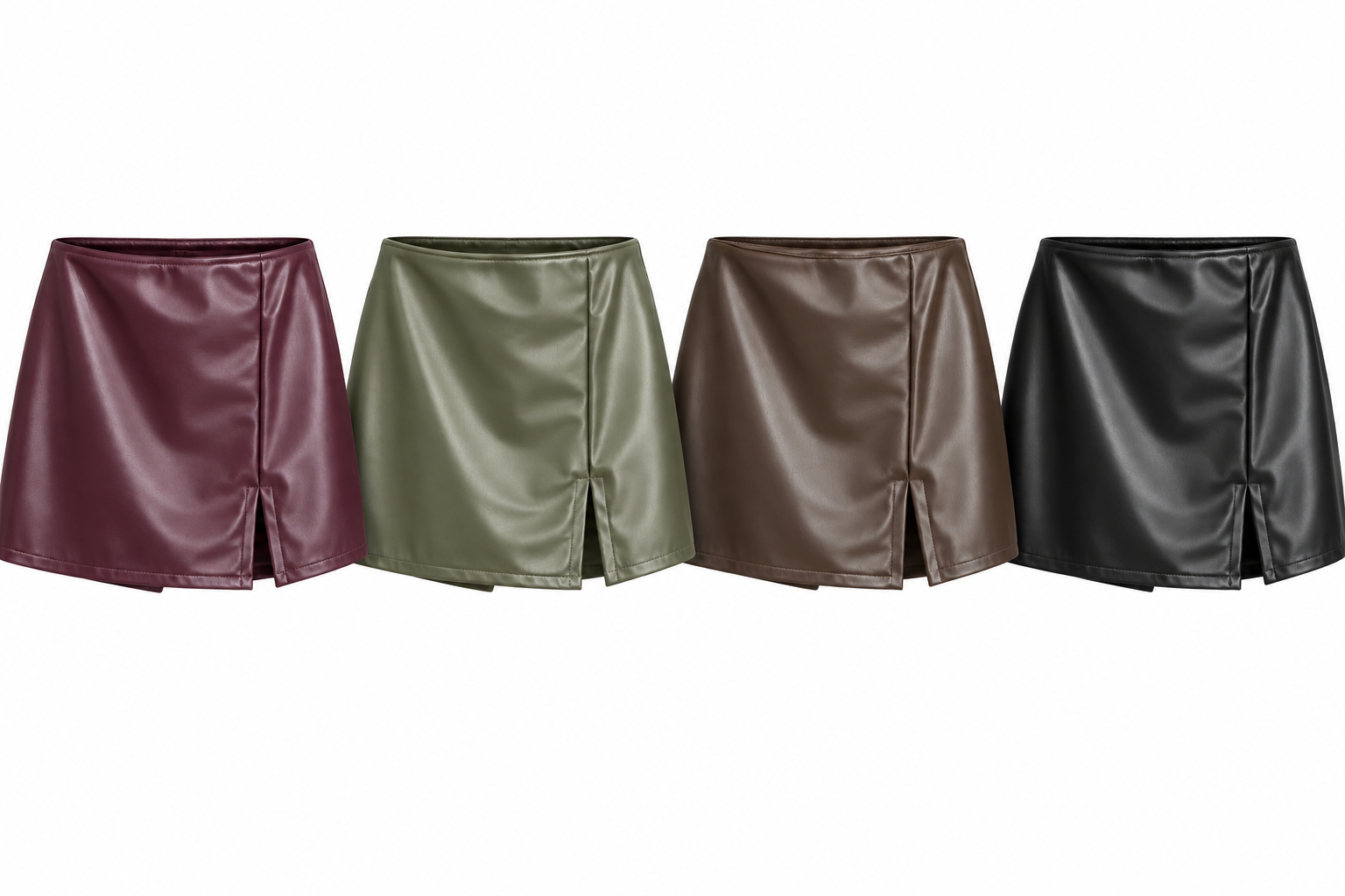 Short Falda Polipiel Aveline