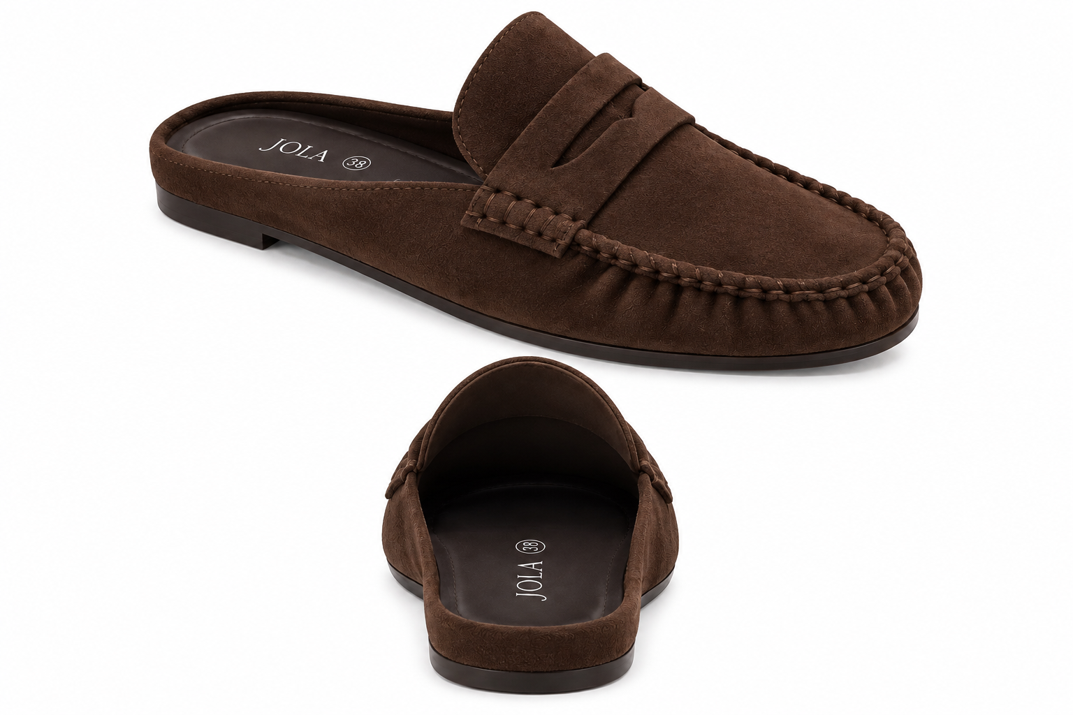 Mocasín Destalonado Chocolate